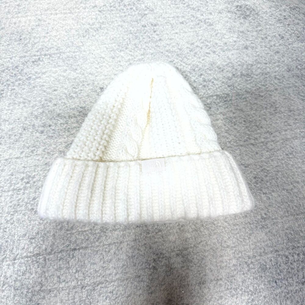 The North Face White‎ Knit Winter Hat Womens